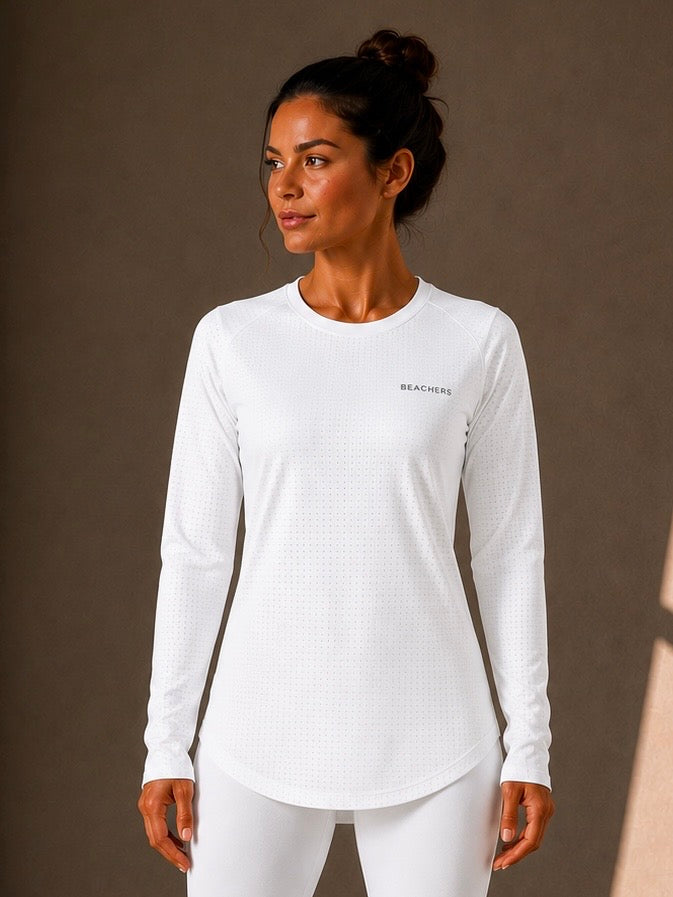 Blusa Fitness Esportiva Premium Dry Fit Micro Furinhos Samara Beachers