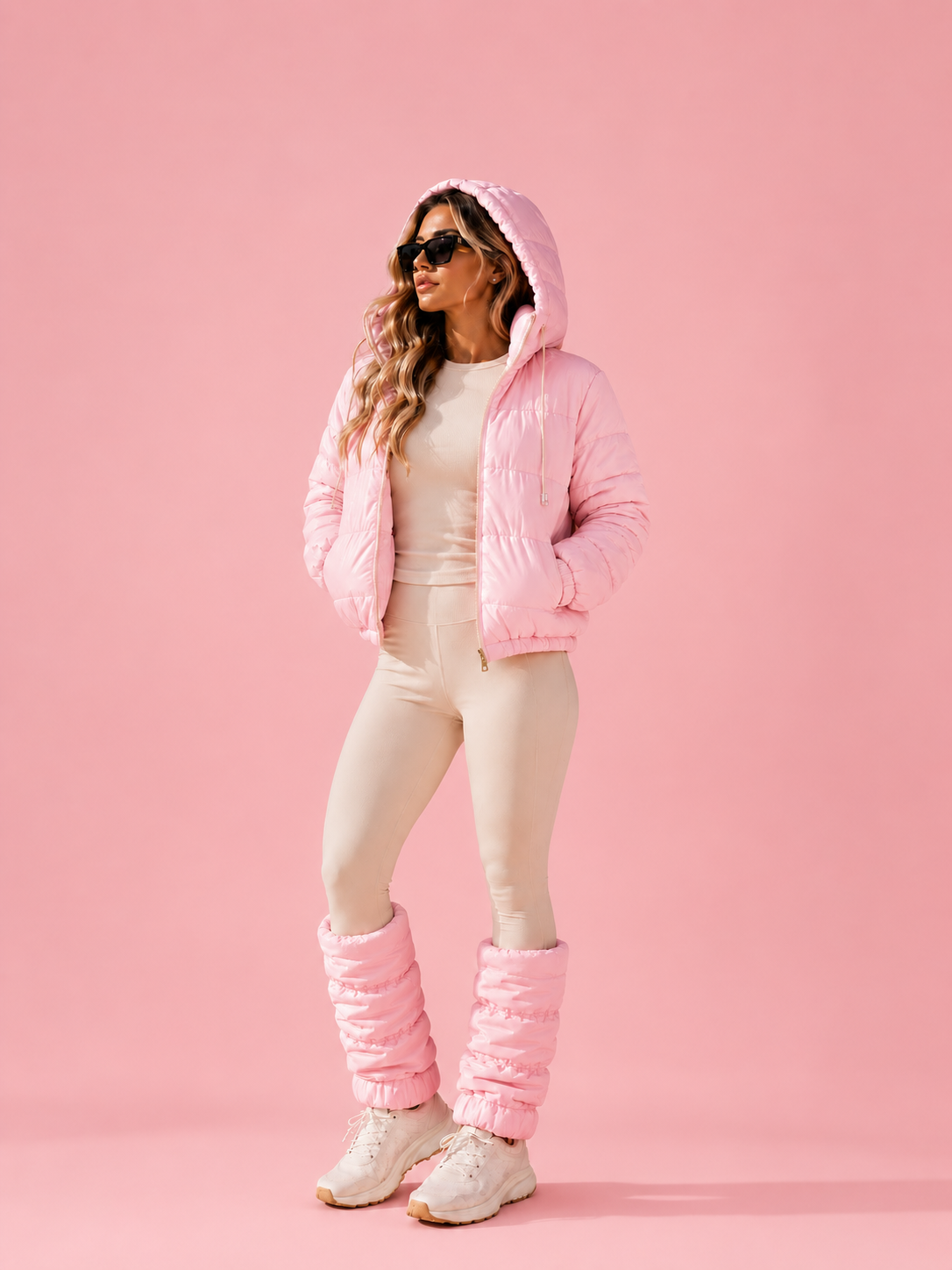 Kiara Jacket and Windbreaker Puffer Lined Leggings BEACHERS Kit