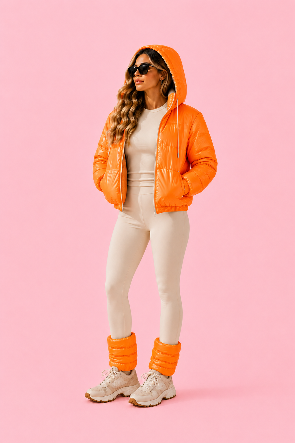 Kiara Jacket and Windbreaker Puffer Lined Leggings BEACHERS Kit