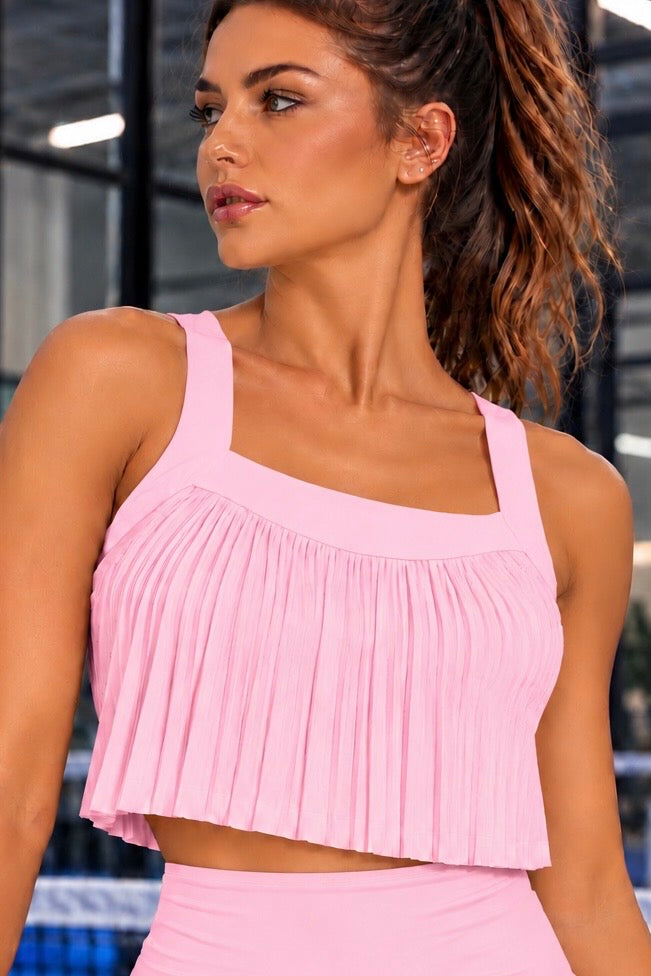 Top Active Plissado Marjorie BEACHERS