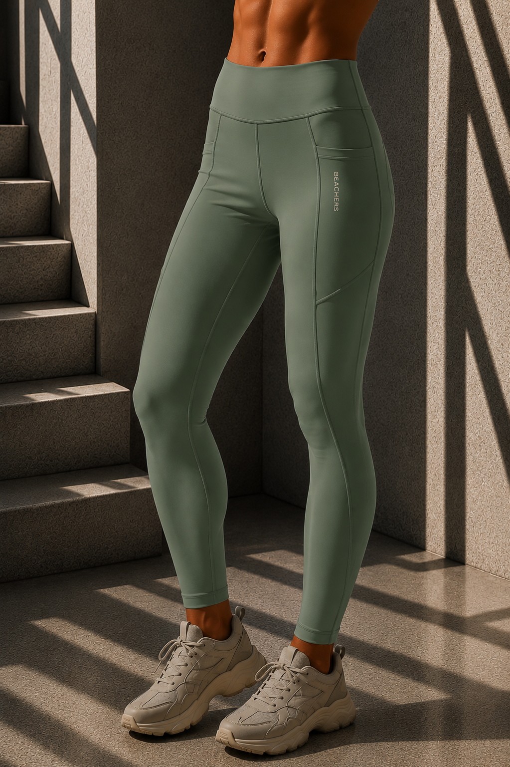 Calça Active Sophie Bolsos Laterais Beachers