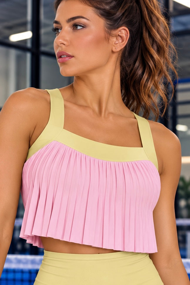 Top Active Plissado Marjorie BEACHERS