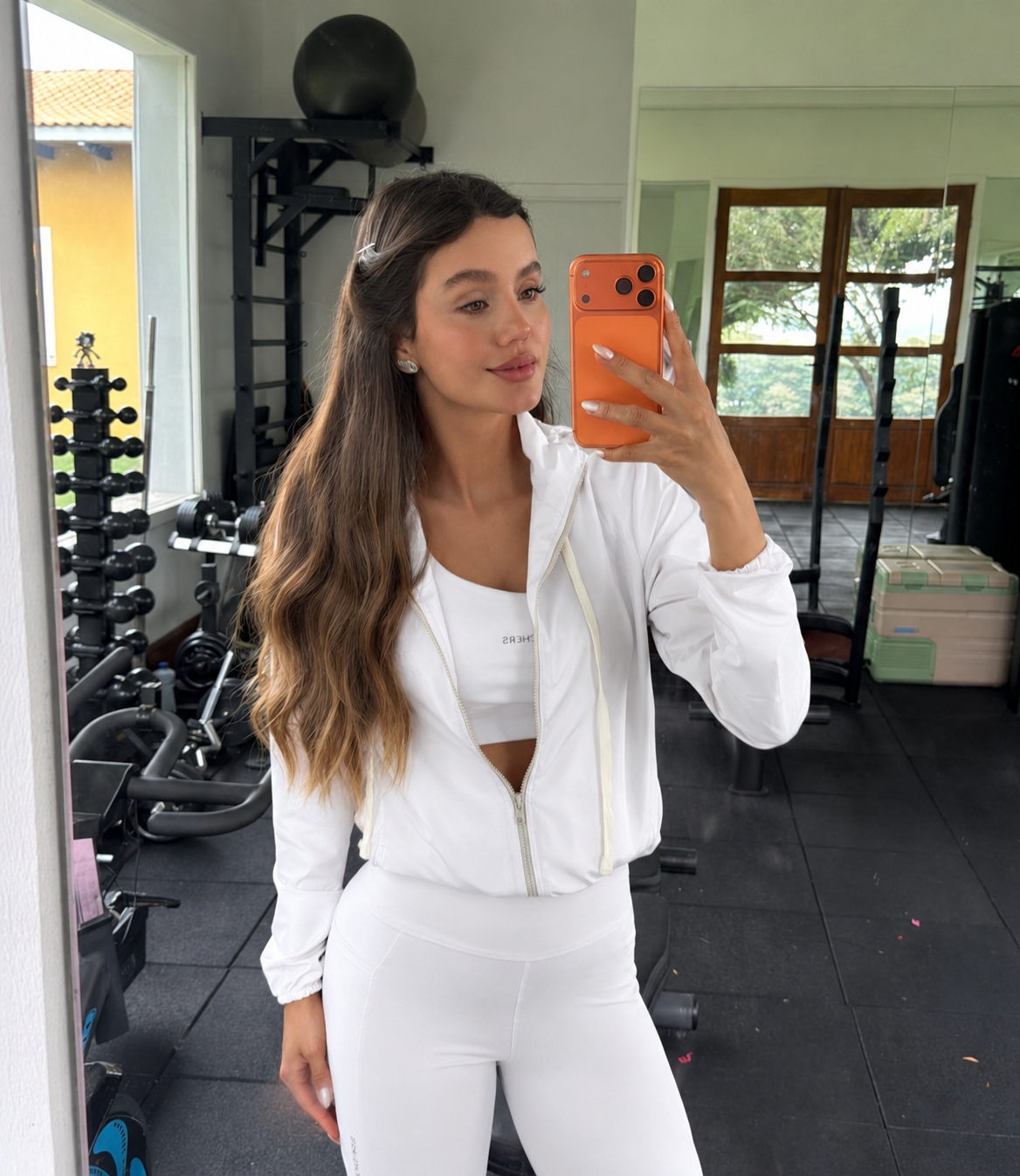 Conjunto BIAH Jaqueta Rafaela com Top Renata e Legging Sophie Beachers