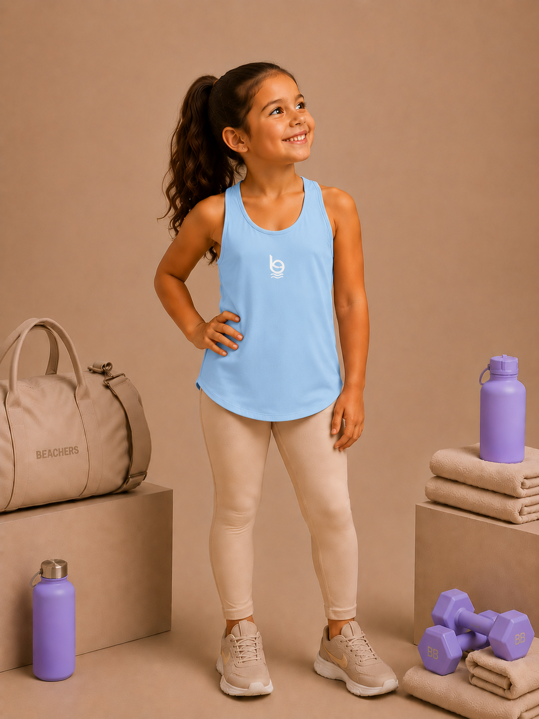 Regatão Infantil Dry Fit Furadinho Nina Beachers