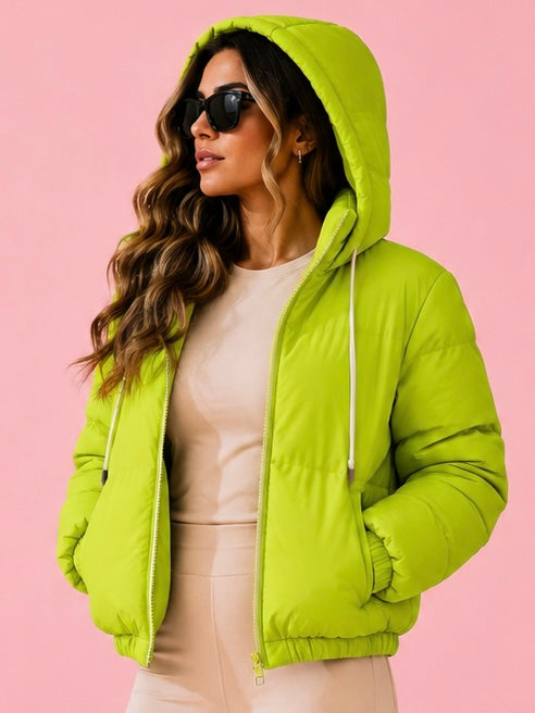 Jaqueta Corta Vento Puffer Forrada Kiara Beachers