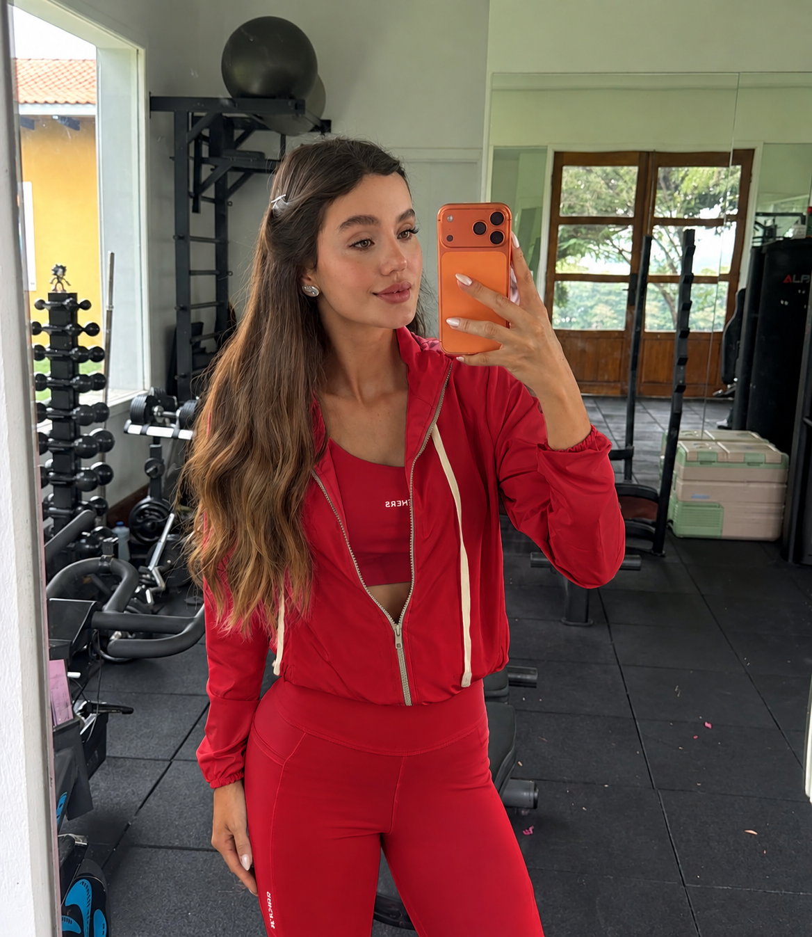 Kit 3 Peças Conjunto BIAH Jaqueta Rafaela com Top Renata e Legging Sophie Beachers