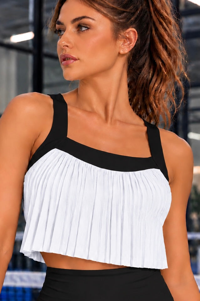 Top Active Plissado Marjorie BEACHERS