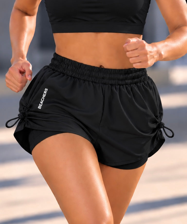 Bermuda Short Active Laura com Reguladores e Bolsos nas Laterais Beachers