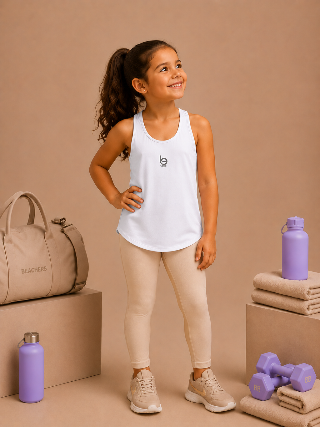 Regatão Infantil Dry Fit Furadinho Nina Beachers