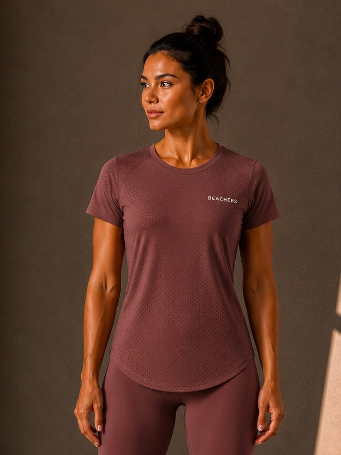 Blusa Fitness Esportiva Premium Dry Fit Micro Furinhos Samara Beachers