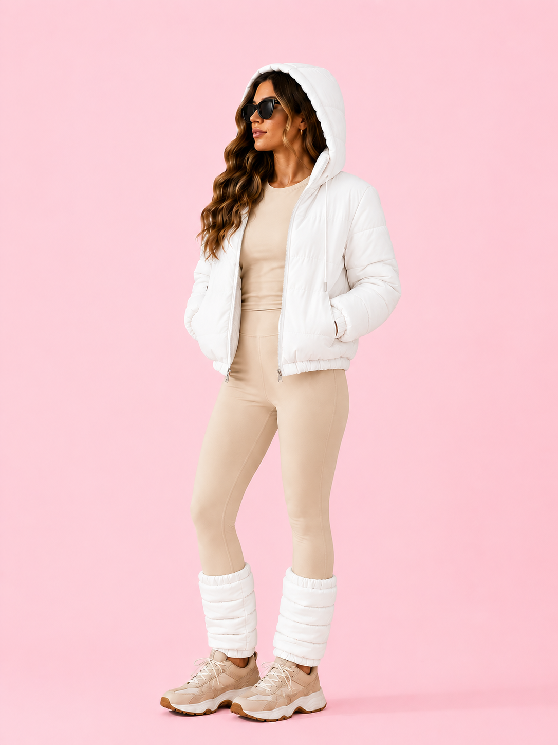 BEACHERS Kiara Lined Windbreaker Jacket and Leggings Kit