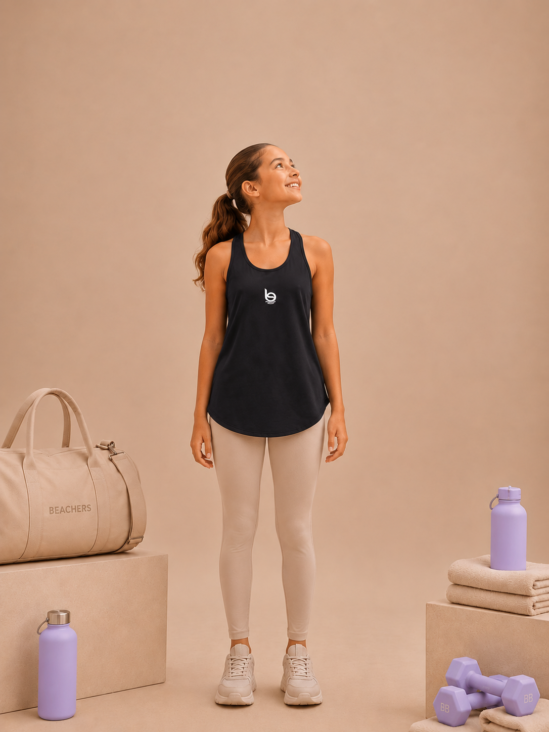 Regatão Infantil Dry Fit Furadinho Nina Beachers