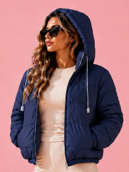 Jaqueta Corta Vento Puffer Forrada Kiara Beachers