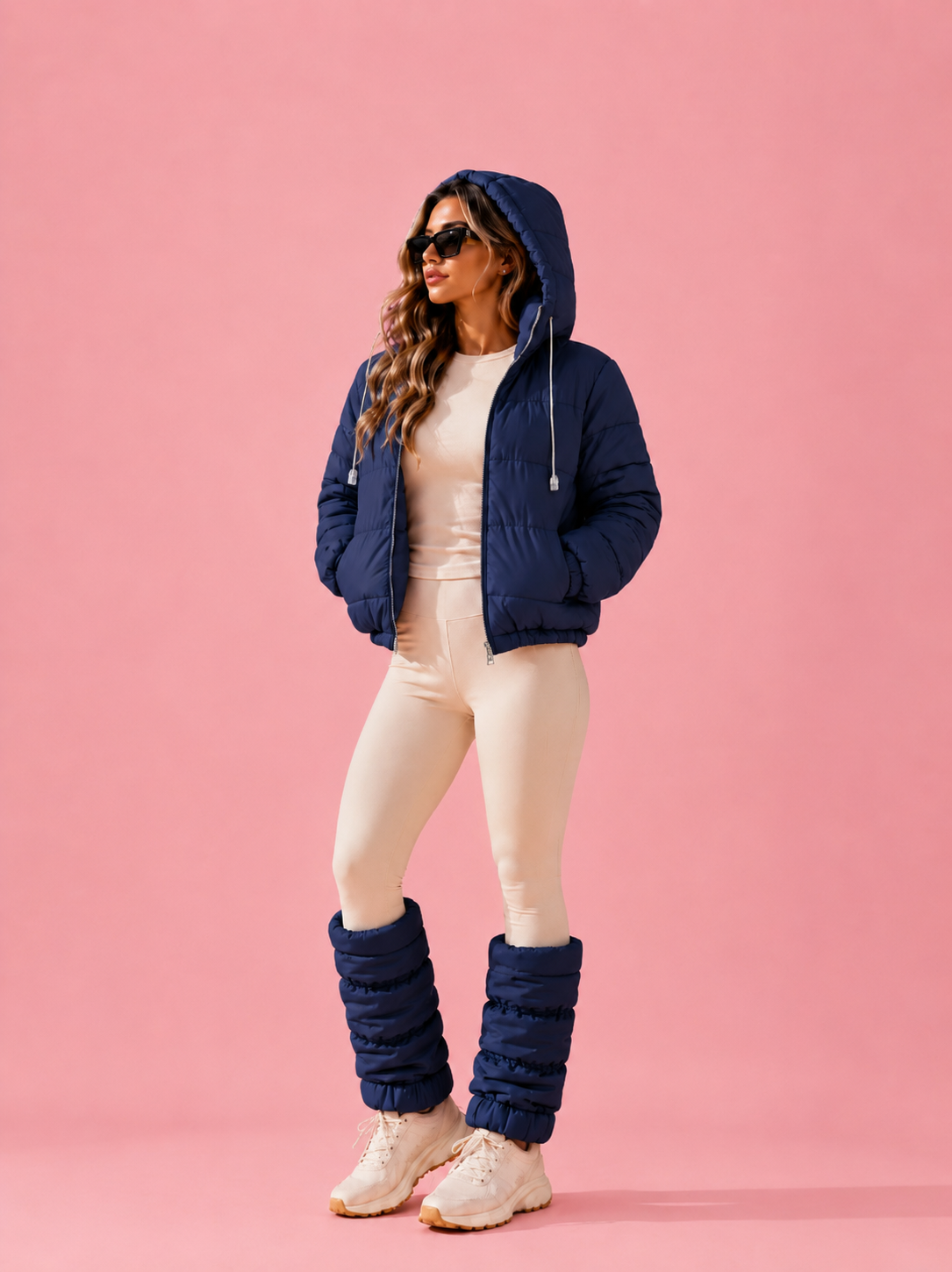 Kiara Jacket and Windbreaker Puffer Lined Leggings BEACHERS Kit