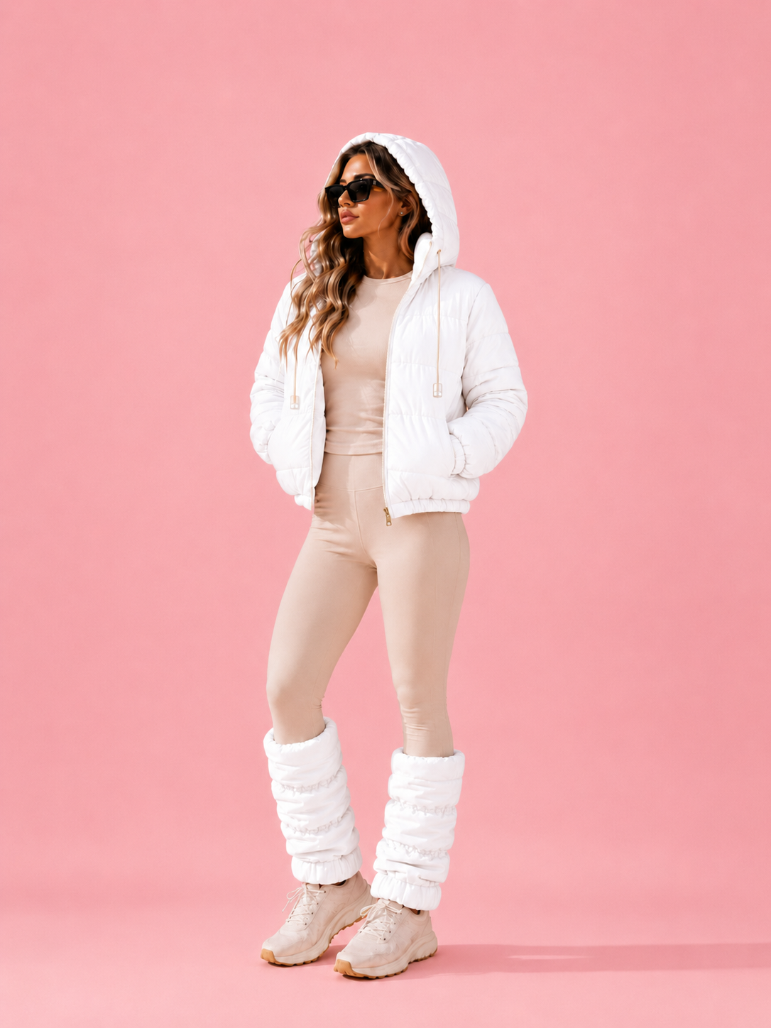 Kiara Jacket and Windbreaker Puffer Lined Leggings BEACHERS Kit