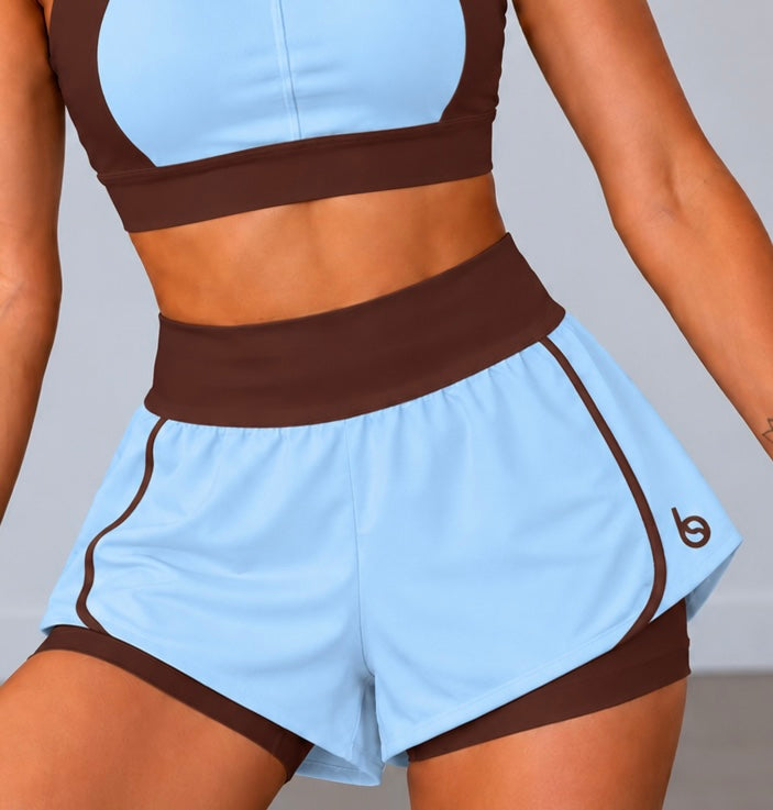 Bermuda Short Active Bruna com Viés Beachers