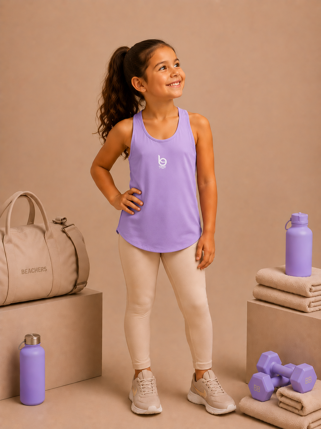 Regatão Infantil Dry Fit Furadinho Nina Beachers