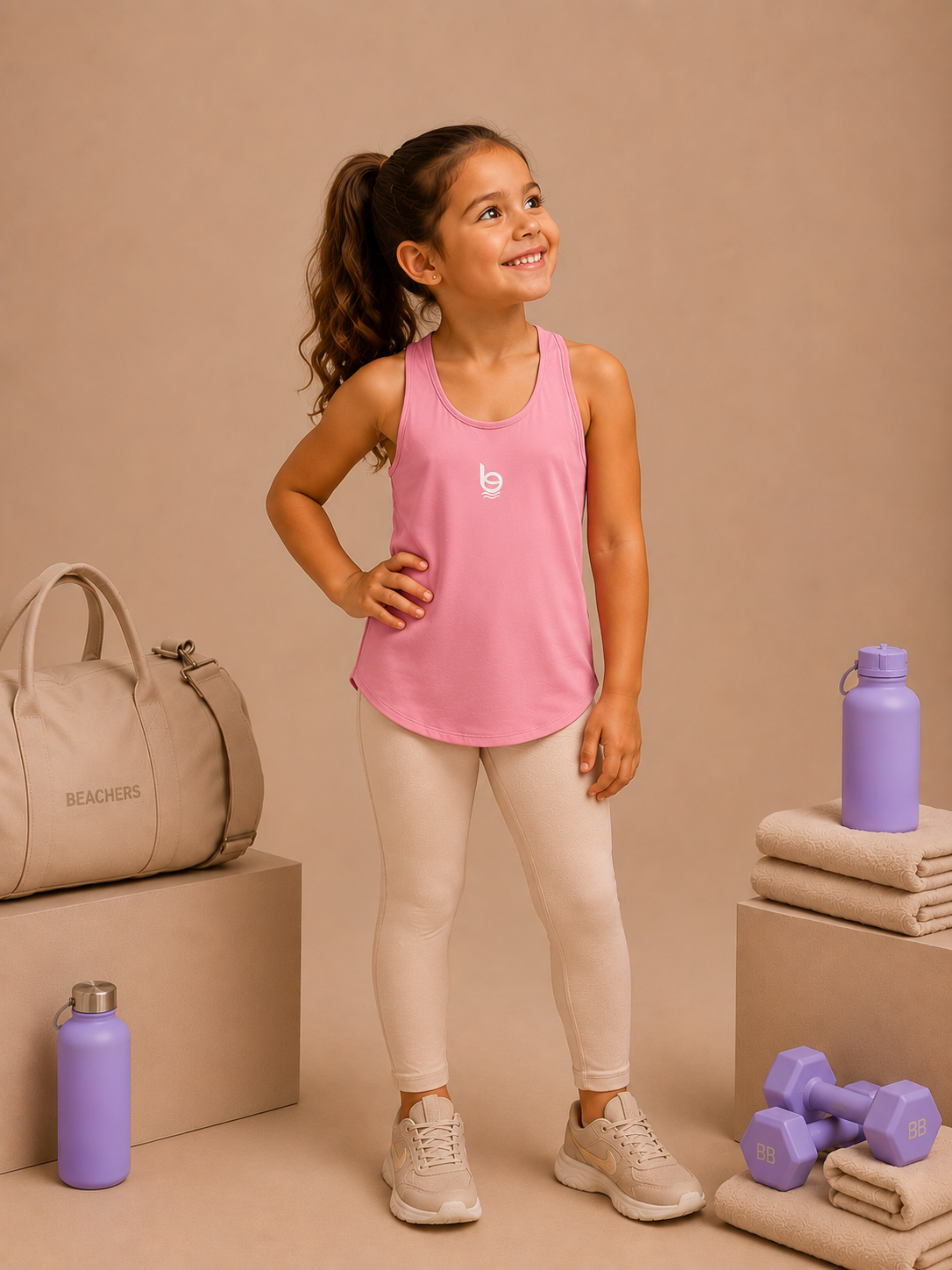 Regatão Infantil Dry Fit Furadinho Nina Beachers