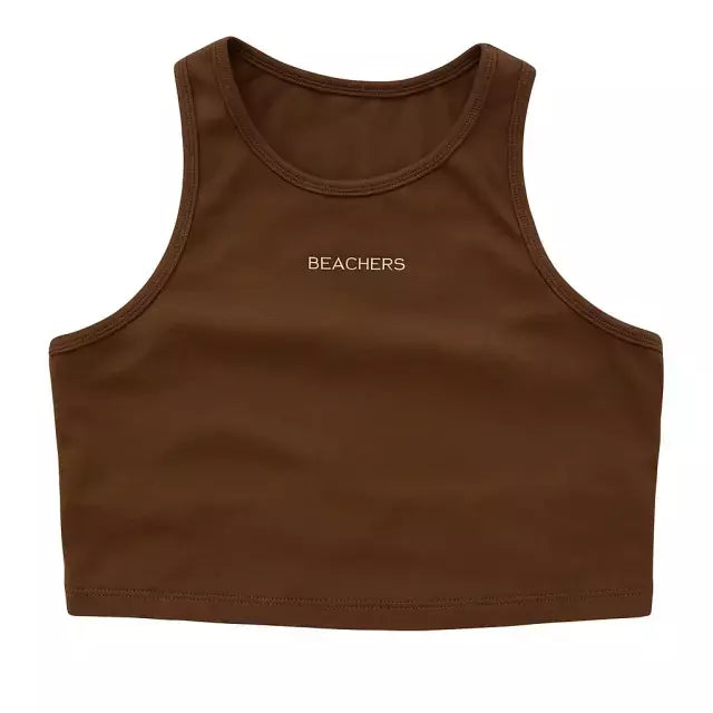 Conjunto Blusa Cropped Active Zoe e Bermuda Short Active Virgínia com Bolso Zíper no Cós Atrás Beachers