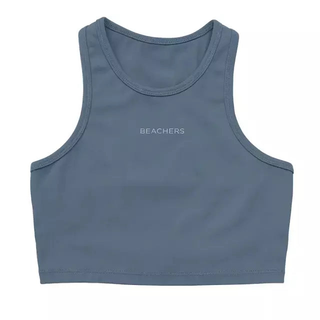 Conjunto Blusa Cropped Active Zoe e Bermuda Short Active Bruna com Viés Beachers