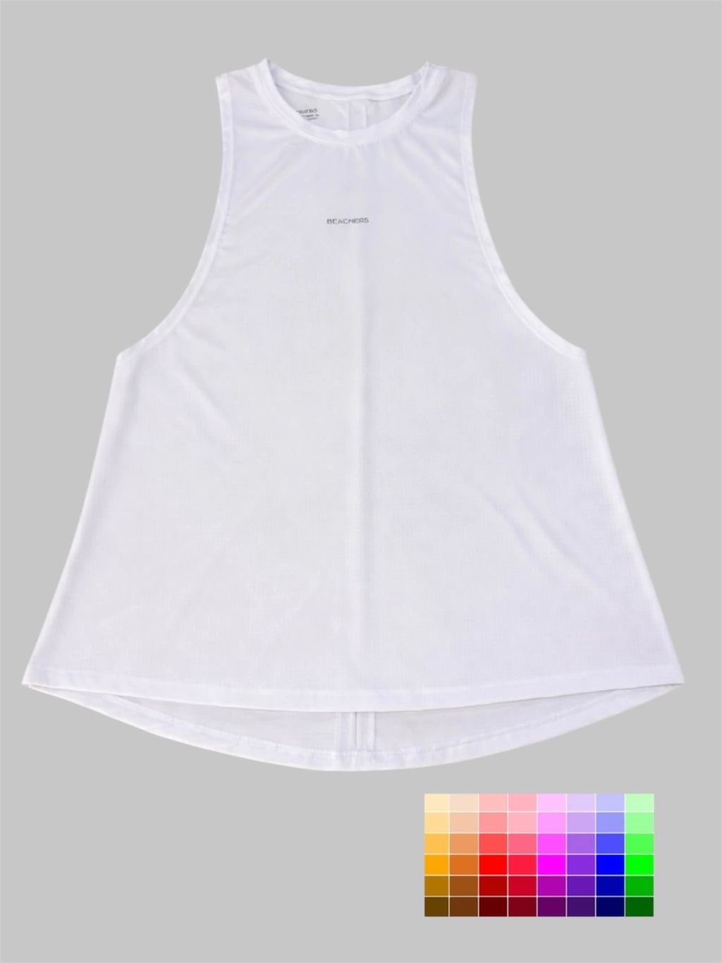 Blusa Regata Fitness Esportiva Dry Fit Micro Furinhos Aberta nas Costas Hortência Beachers