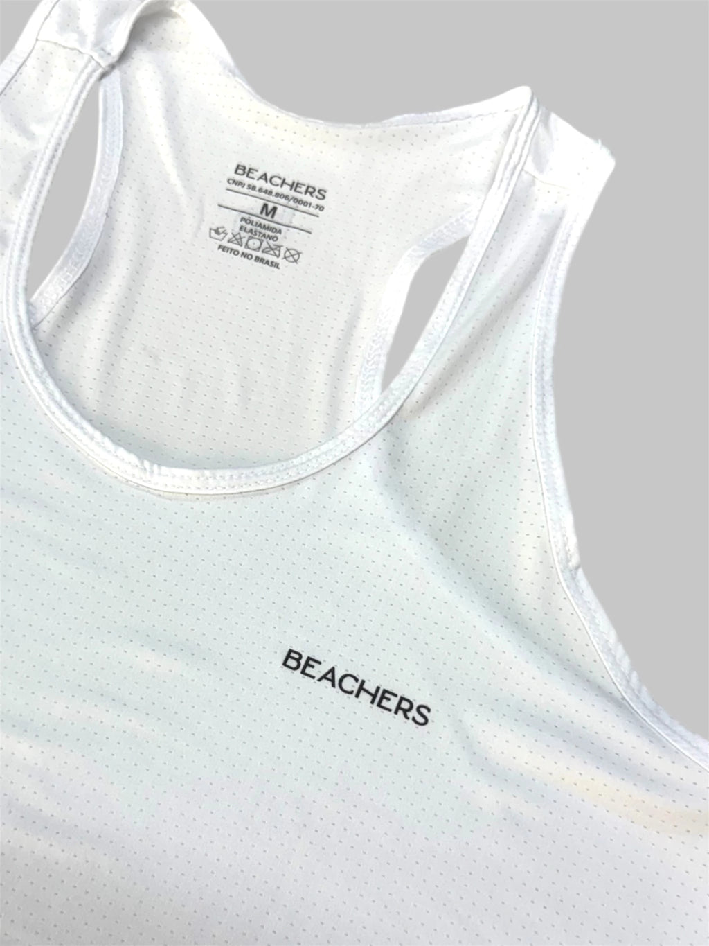 Blusa Regata Fitness Esportiva  Dry Fit Micro Furinhos Glória Beachers