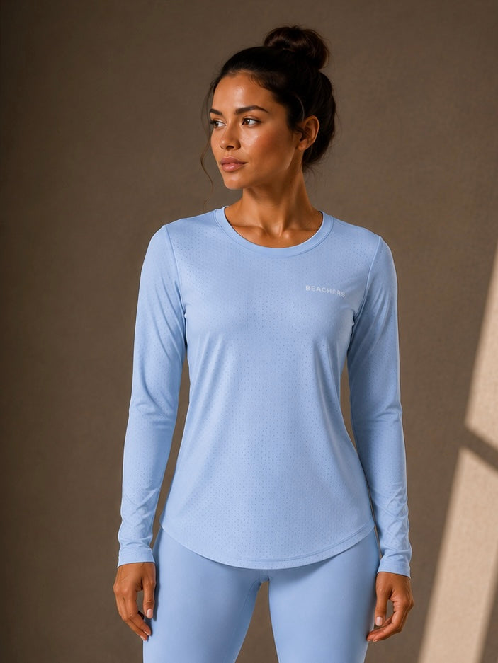 Blusa Fitness Esportiva Premium Dry Fit Micro Furinhos Samara Beachers