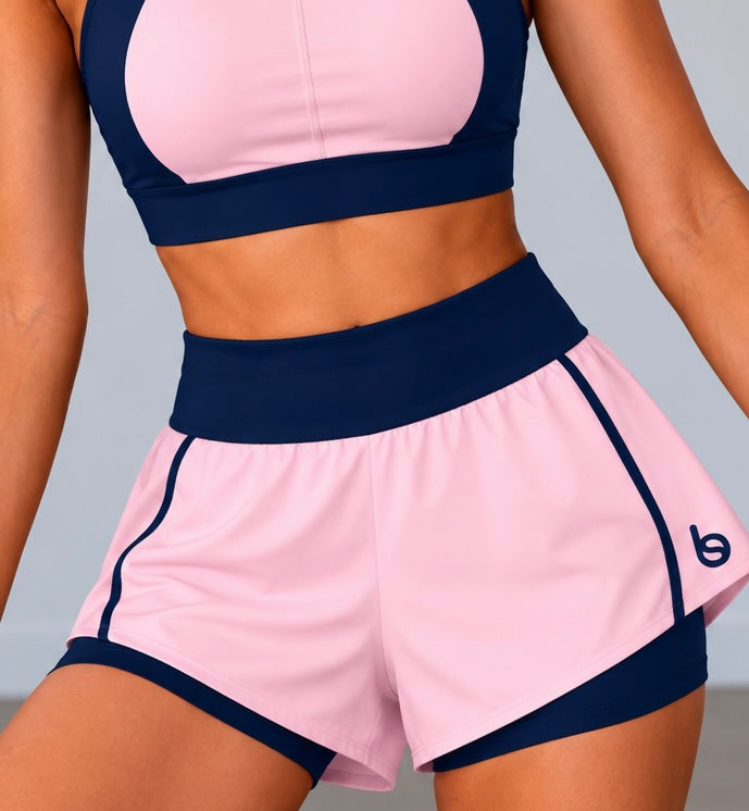 Bermuda Short Active Bruna com Viés Beachers