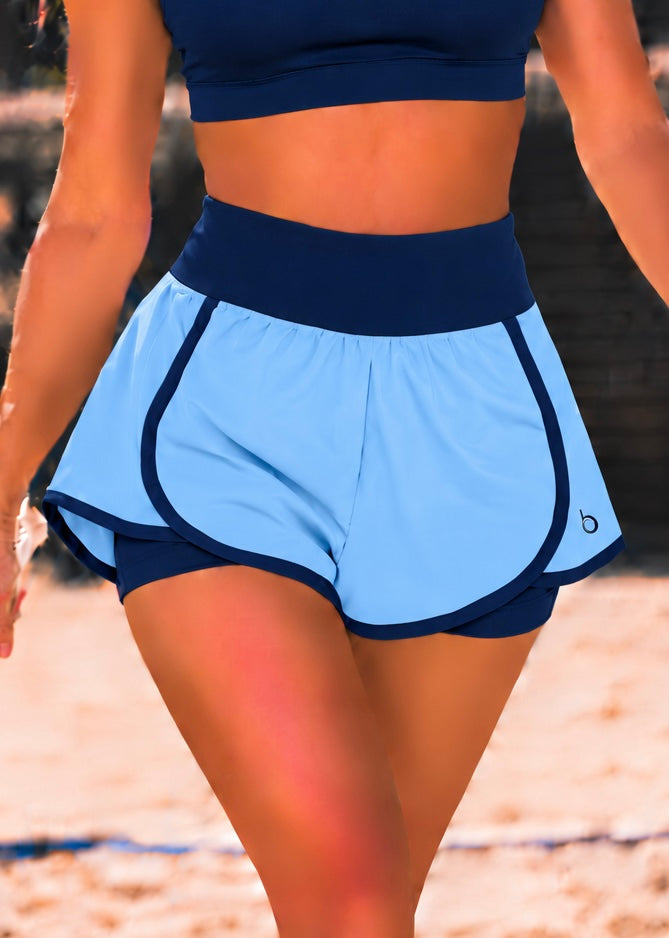 Bermuda Short Active Bruna com Viés Beachers