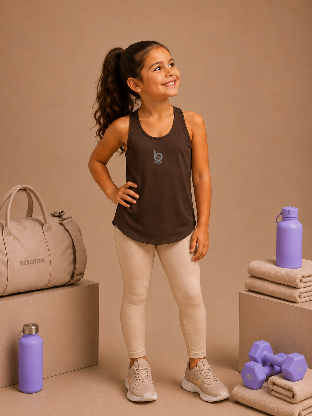 Regatão Infantil Dry Fit Furadinho Nina Beachers