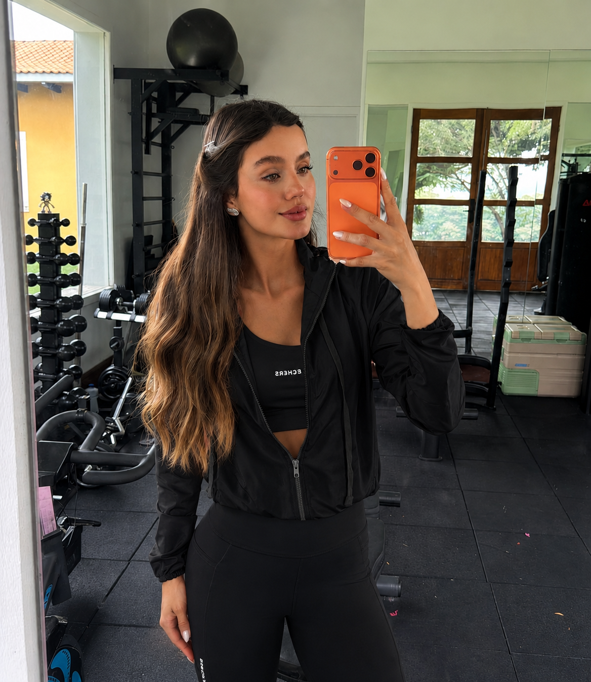 Conjunto BIAH Jaqueta Rafaela com Top Renata e Legging Sophie Beachers