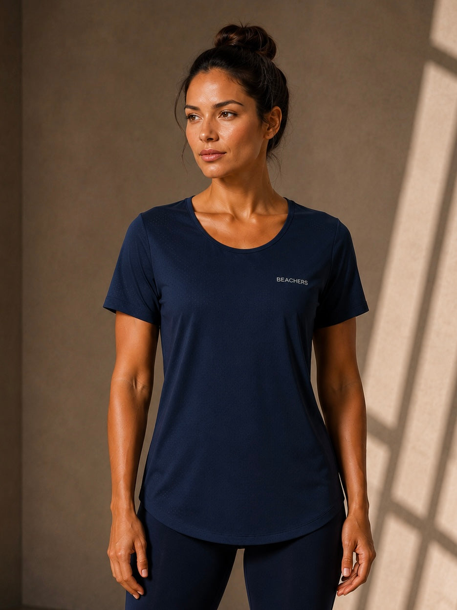 Blusa Fitness Esportiva Premium Dry Fit Micro Furinhos Samara Beachers