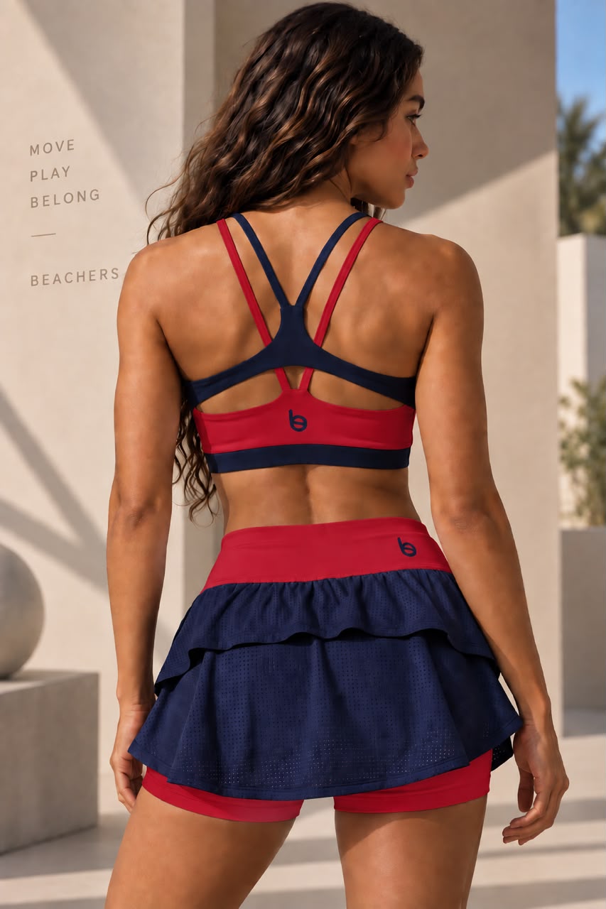 Conjunto Short Saia Súria e Top Penélope Beachers