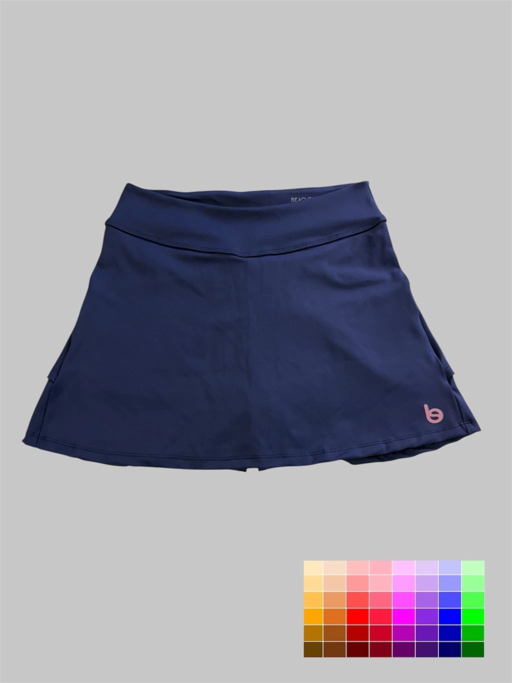Saia Short Esportiva Active Babado Atrás Morgana Beachers