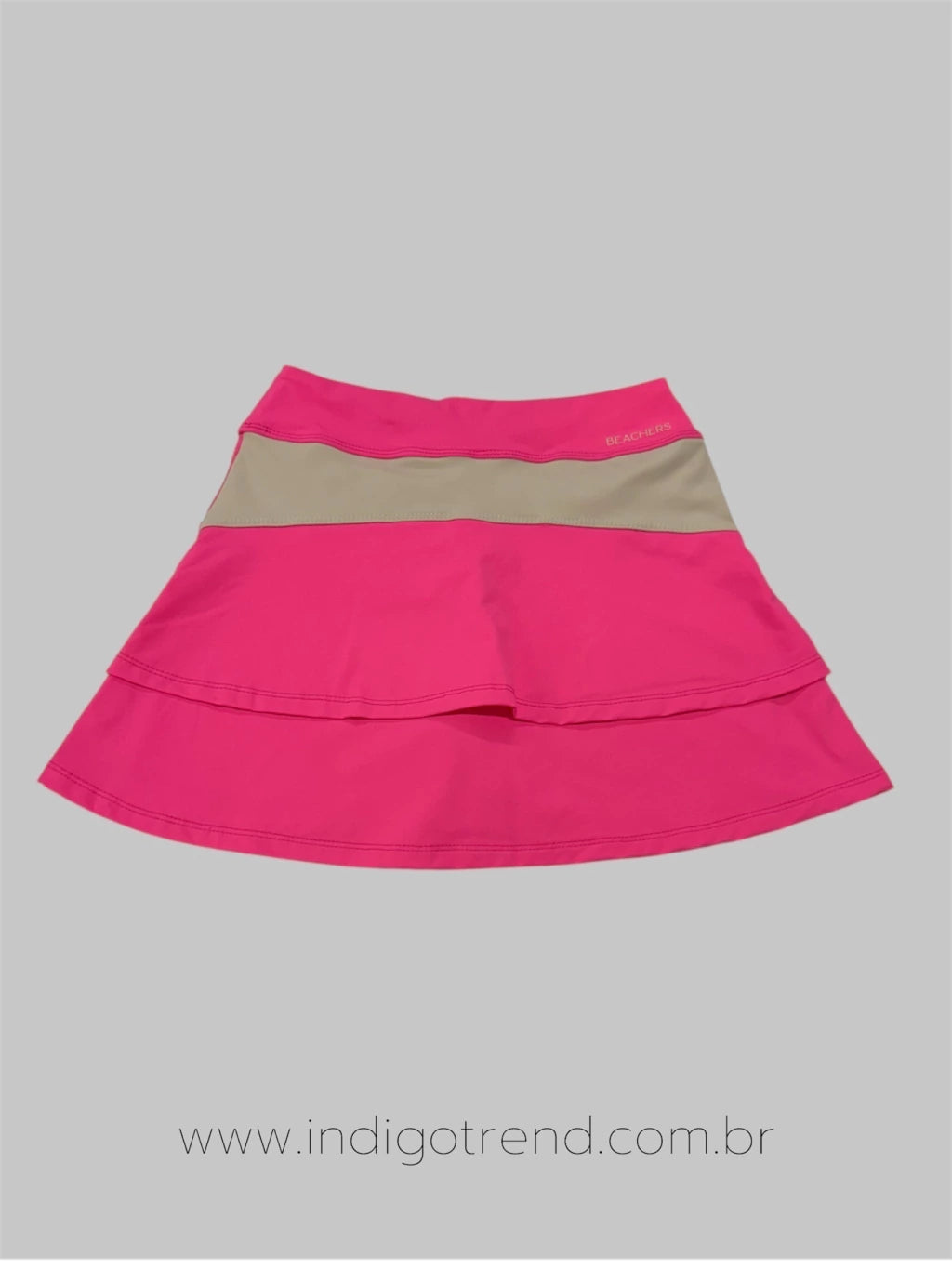 Saia Short Esportiva Active Babado Atrás Morgana Beachers