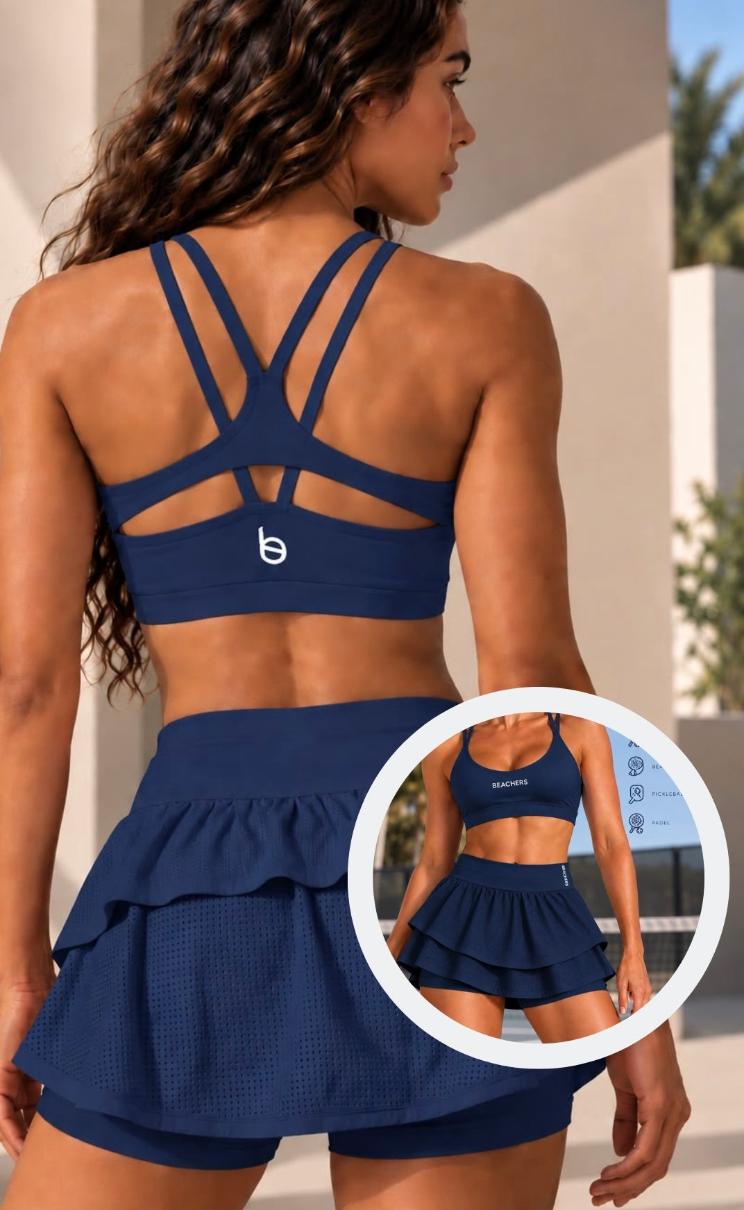 Conjunto Short Saia Suria e Top Penélope Lisos Beachers
