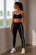Conjunto Top 2 em 1 Coralina e Calça Legging Active Serena Beachers