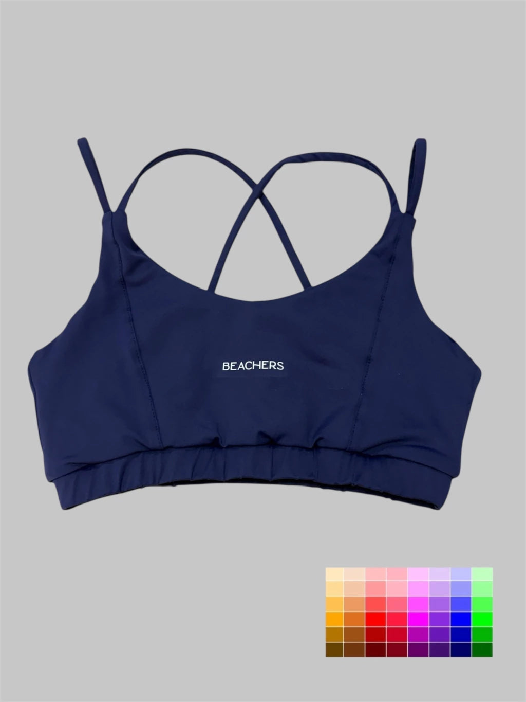 Top Esportivo Active Alcinhas Cor Lisa Larissa Beachers