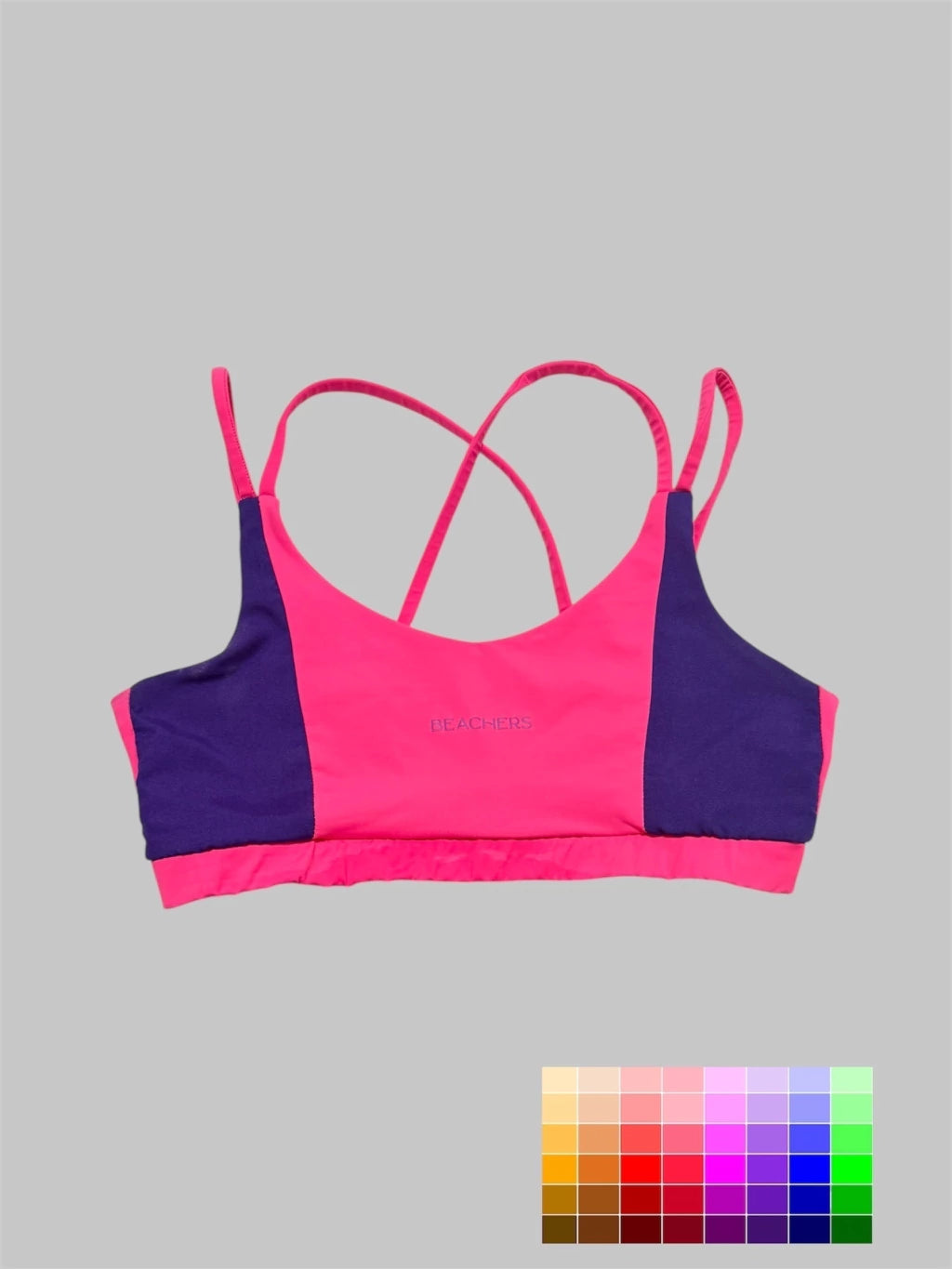 Top Esportivo Fitness Alcinhas em X Active Recortes Isabela Beachers
