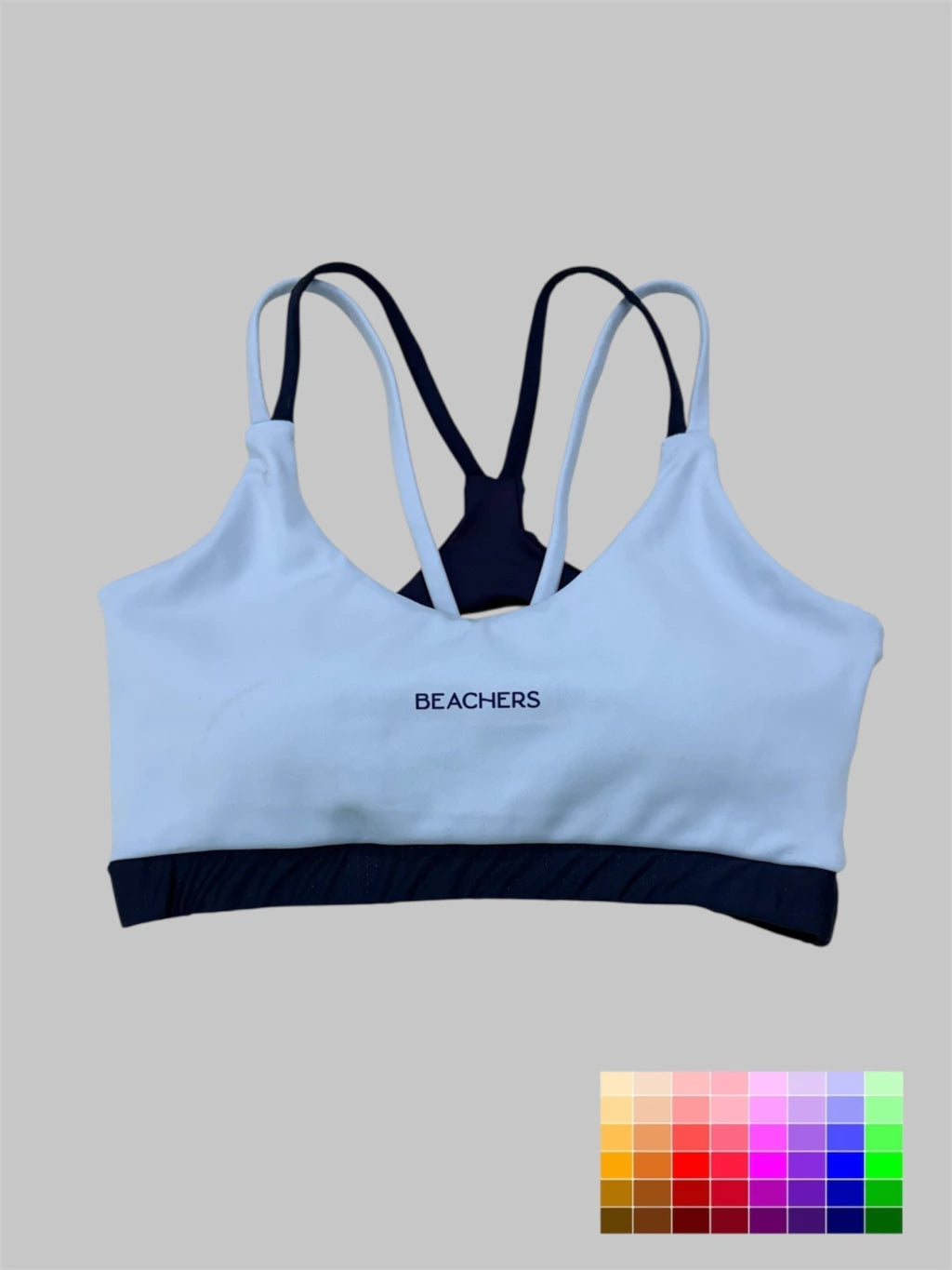 Top Esportivo Premium Alças em X nas costas Mavie Beachers
