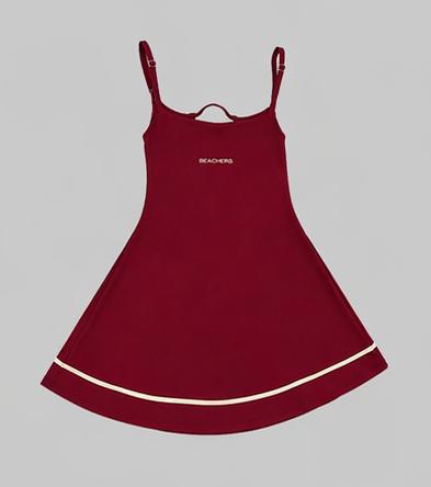 Vestido Esportivo Alcinhas Rodado Aberto nas Costas Active Samoara Beachers