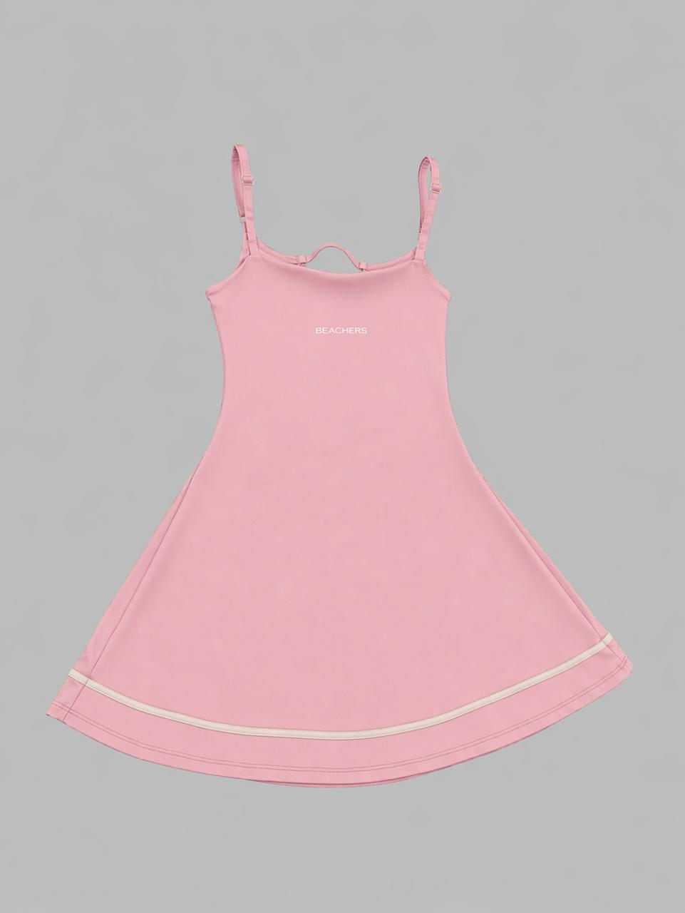Vestido Esportivo Alcinhas Rodado Aberto nas Costas Active Samoara Beachers