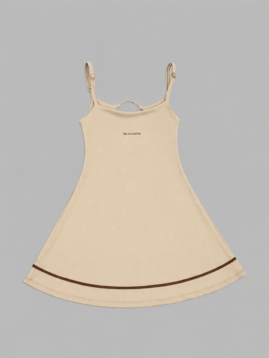 Kit Mãe e Filha Vestido Esportivo Alcinhas Rodado Aberto nas Costas Active Samoara Beachers