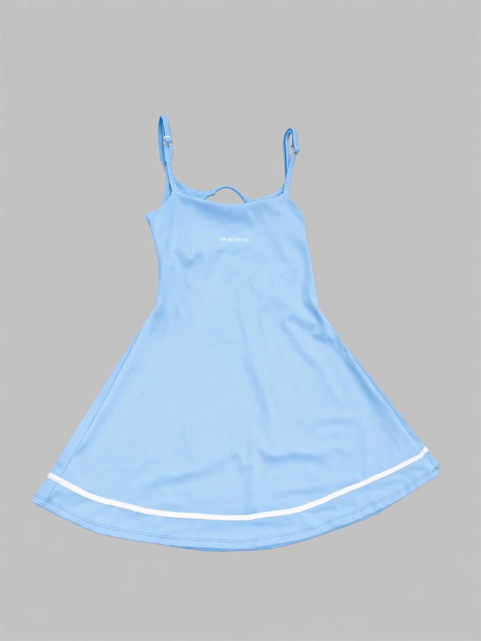 Kit Mãe e Filha Vestido Esportivo Alcinhas Rodado Aberto nas Costas Active Samoara Beachers