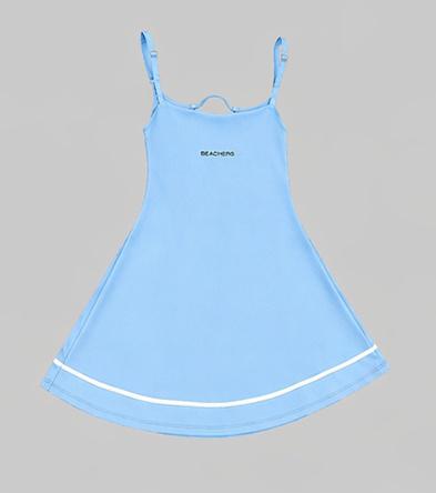 Vestido Esportivo Alcinhas Rodado Aberto nas Costas Active Samoara Beachers