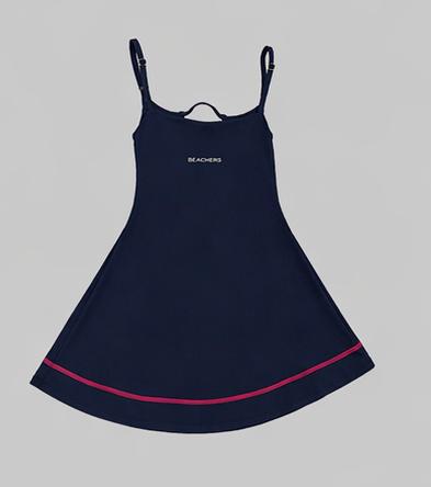 Vestido Esportivo Alcinhas Rodado Aberto nas Costas Active Samoara Beachers