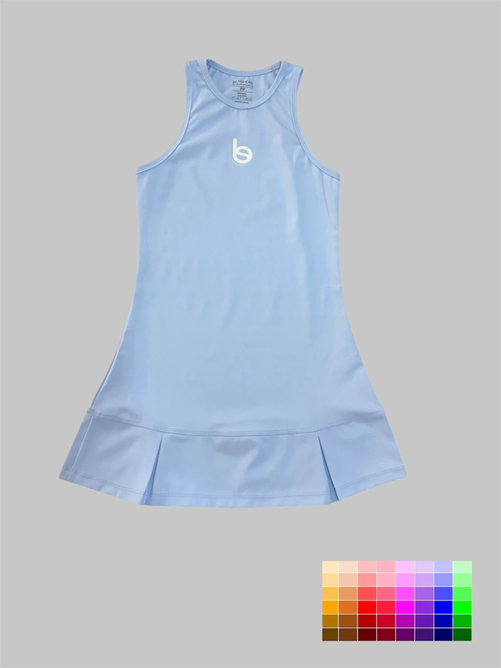Vestido Esportivo Regata com Pregas na Barra Active Dora Beachers