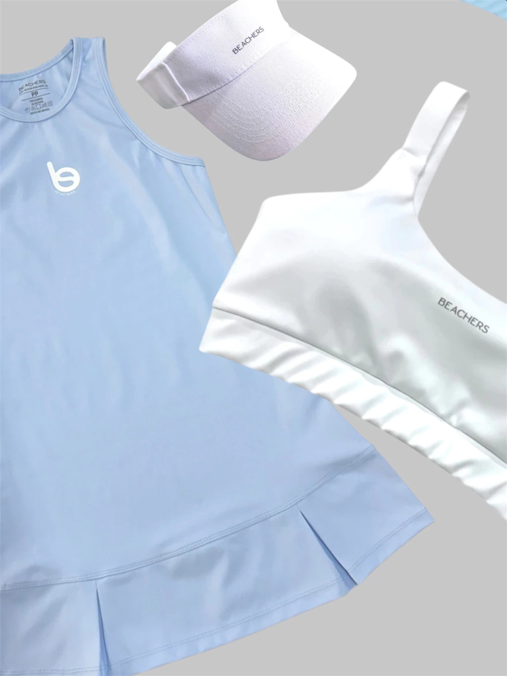 Vestido Esportivo Regata com Pregas na Barra Active Dora Beachers
