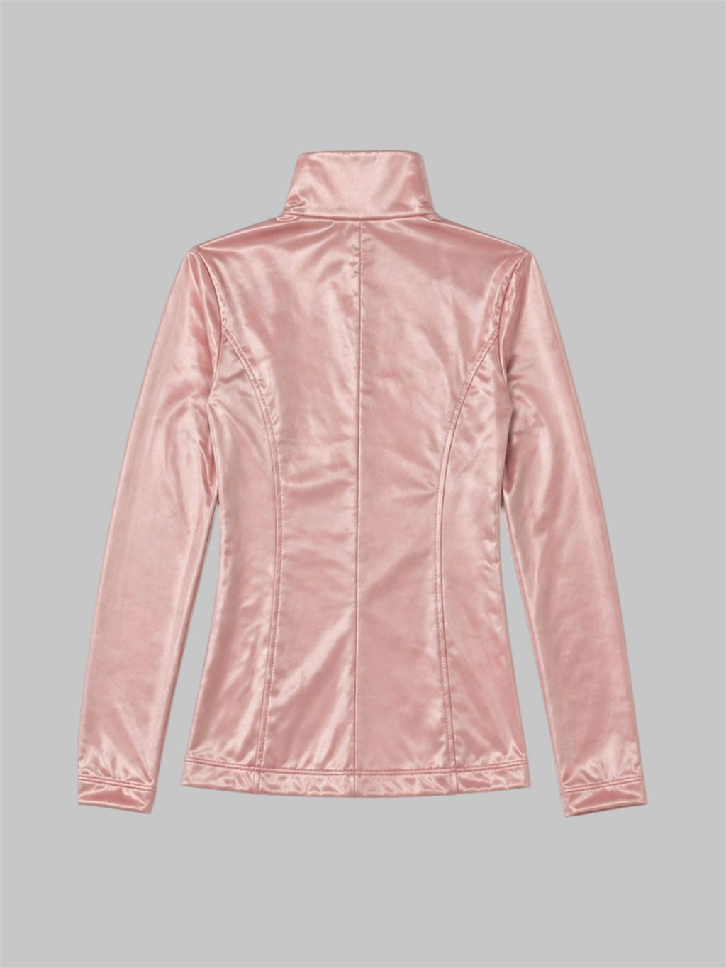 Casaqueto Casaco Rose Perolado Old Money Beachers