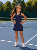 Vestido Infantil Esportivo Regata Aberto nas Costas Active Clara Beachers